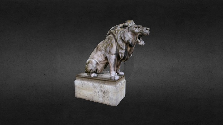 Lion statue - 3D scan 3D Model