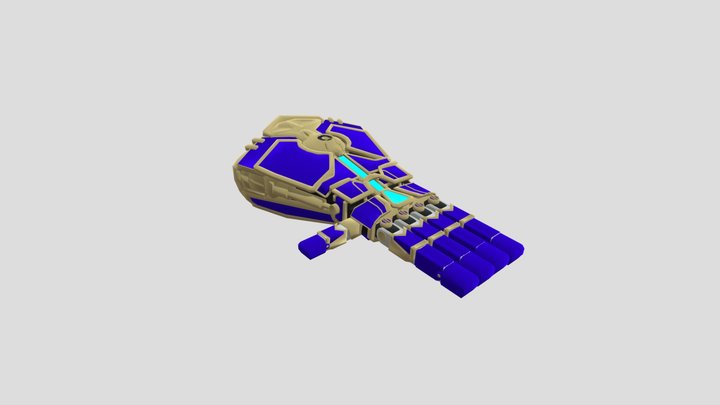 Vi Arcane Gauntlet 3D Model