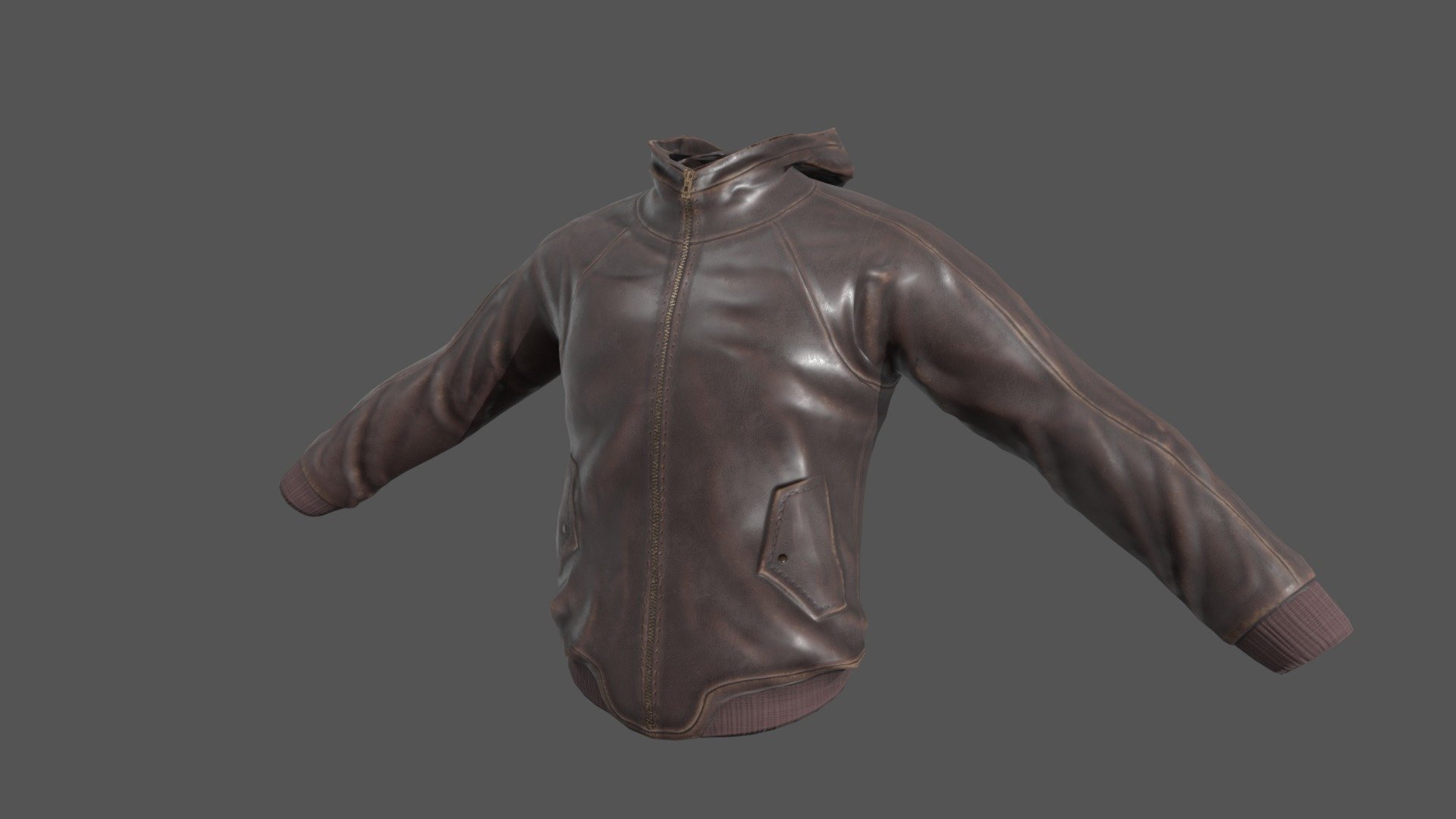 Leather Jacket - Download Free 3D model by JasonGinocchi [16867f9 ...