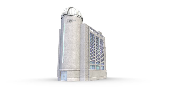 Astronomy Science Building 3D Model