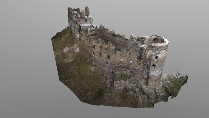 Castle of Saskő 3D Model