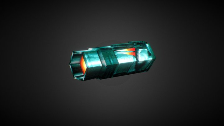 Low-Res Arm Cannon 3D Model