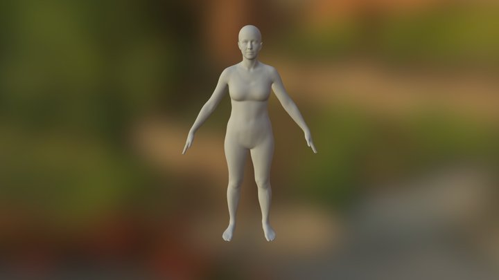 Kirsty Body From Kinect 3D Model