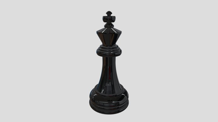 chess king 3D Model