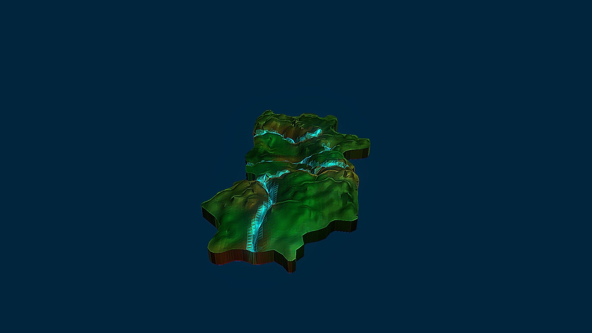 日本国奈良県立体地図(Japan Nara prefecture 3D map) — Sketchfab embed 3D viewer