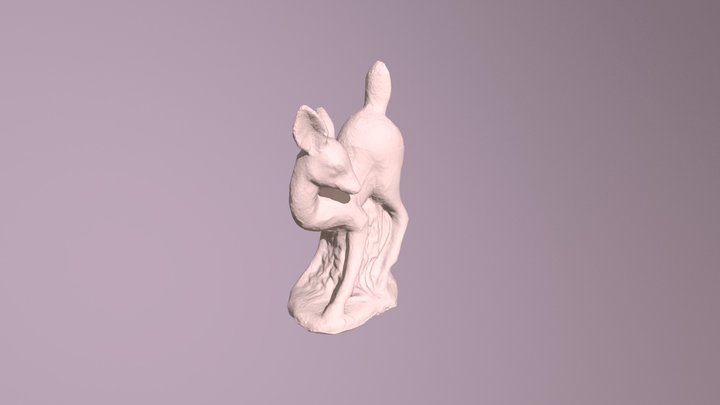 Porcelain Deer 3D Model