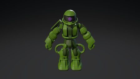 ZAKU 3D Model
