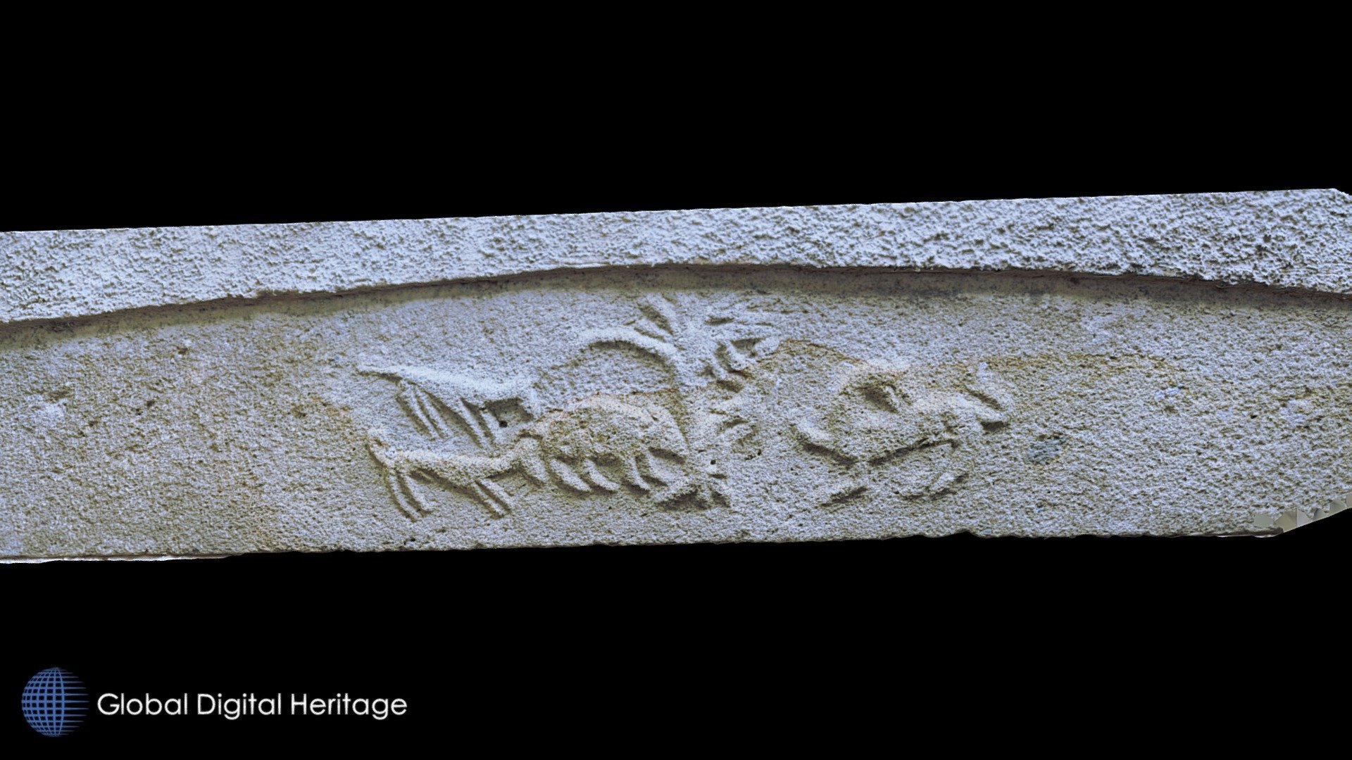 Medieval Lintel, Barlaam and Josapha Santa Fiora