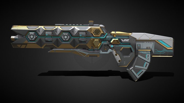 Apex Legends VK-47 Flatline Heat Sink – Kostenloses 3D-Modell STL
