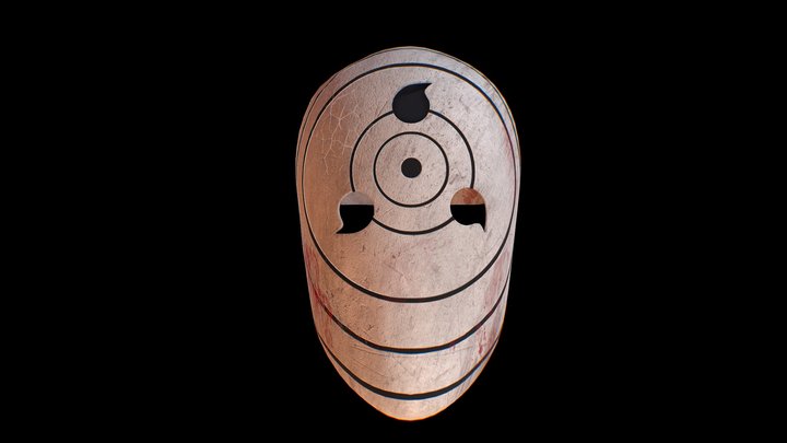 Mask Obito 3D Model