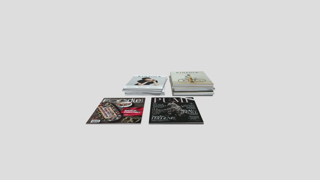 Magazine Pile For Decoration