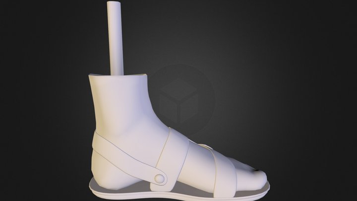 Male sandals 3D Model