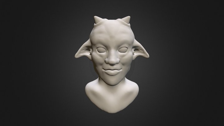 Avery, the goat jerk 3D Model