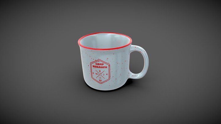 Camp Mograph Mug 3D Model