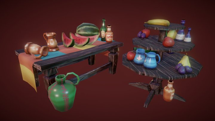 Village Project Assets 3D Model