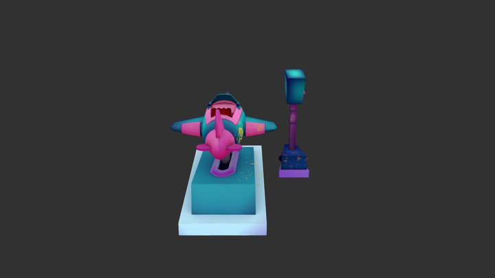 Child's coin ride 3D Model