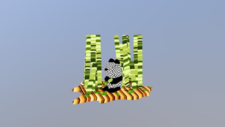 Chinese Panda 3D Model