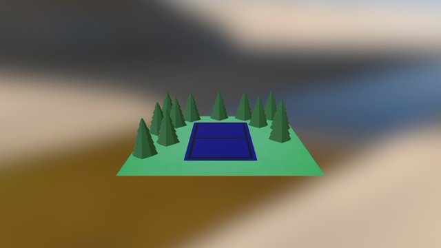 Forest Scene Bomb Ball (WIP) 3D Model