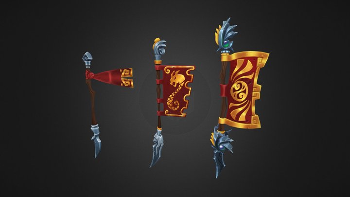 Combat Aura 3D Model