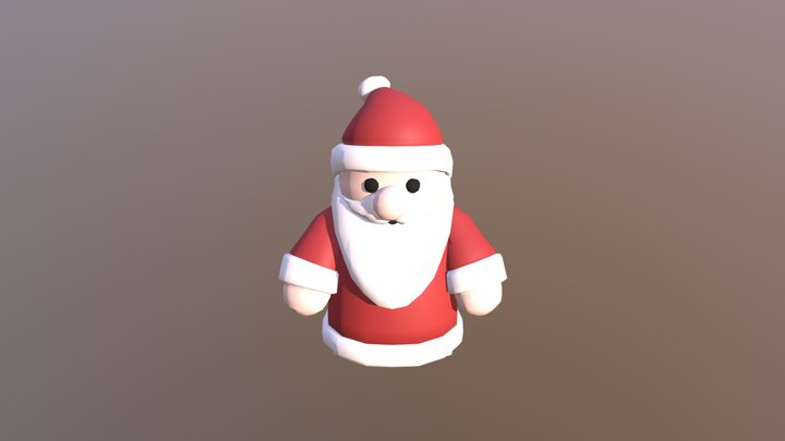 Santa Claus Toy 3D Model