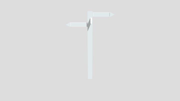Sign Post 3D Model