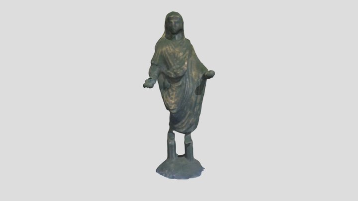 Roman Genius Togatus 3D Model