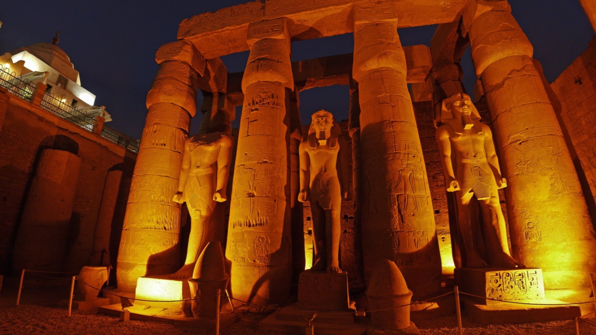 Luxor Temple First Court Night (360 sphere)