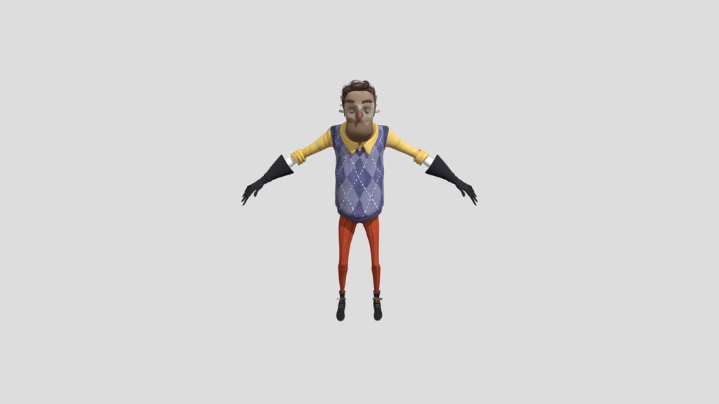 Hello Neighbor A 3d Model Collection By Chronisgr2010offical Sketchfab 1814