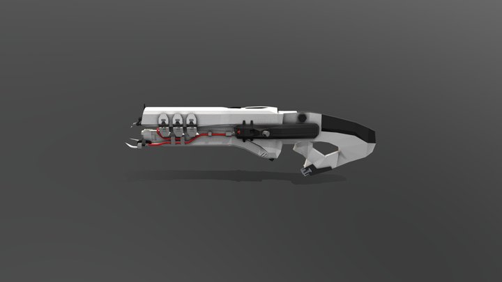 Doom - Lightning Gun 3D Model