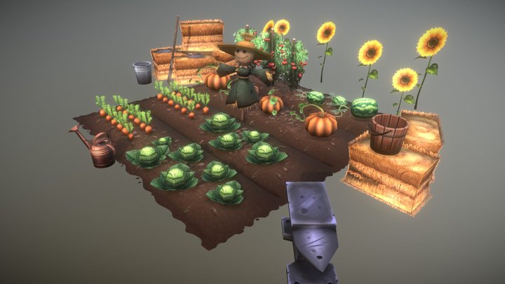Farming Assets 3D Model