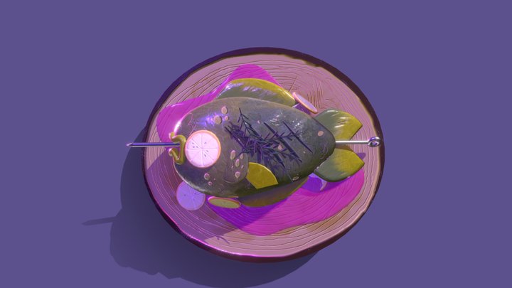 Fish Plater 3D Model