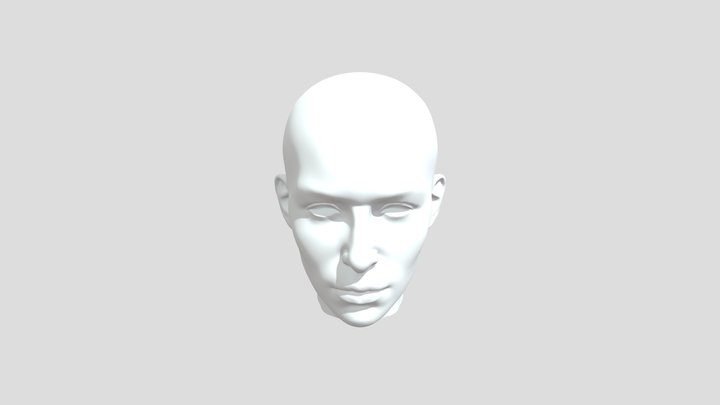 Second week at Fabricademy Noa´s head 3D Model
