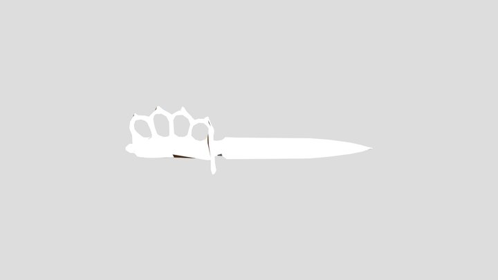 brass knuckles knife