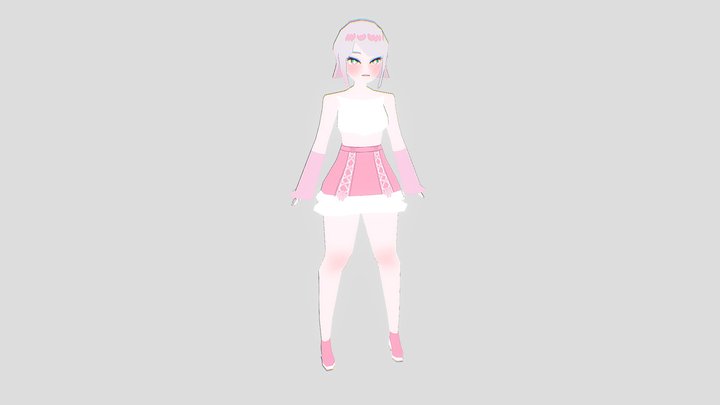 Female Character 3D Model