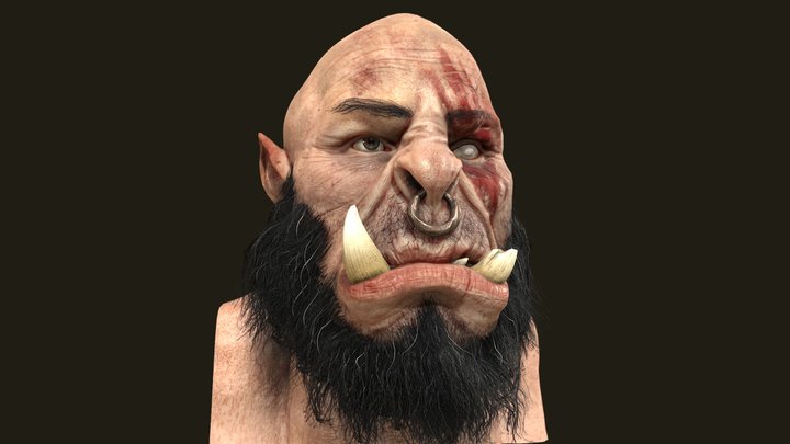 Orc Warlord 3D Model