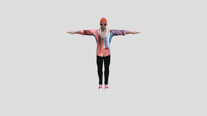 JACK new shirt 1 3D Model