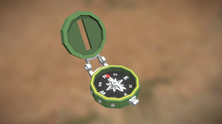 Military Compass 3D Model