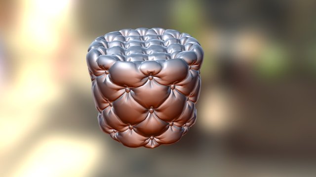 Vanities Pouf 3D Model