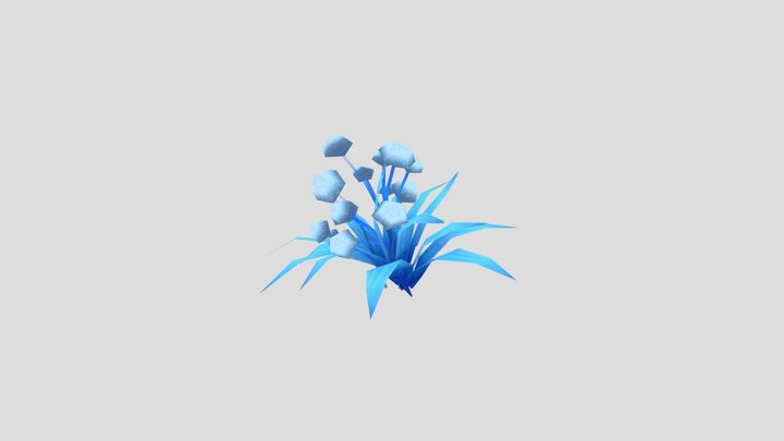 Lowpoly ice plant – Modello 3D gratuito STL