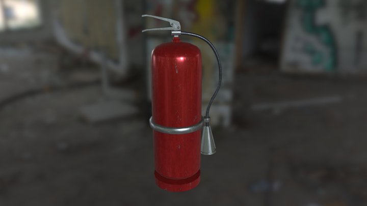 Fire Extinguisher 01 3D Model