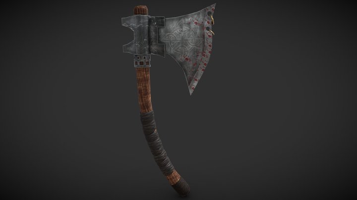 Viking Axe 3D Model