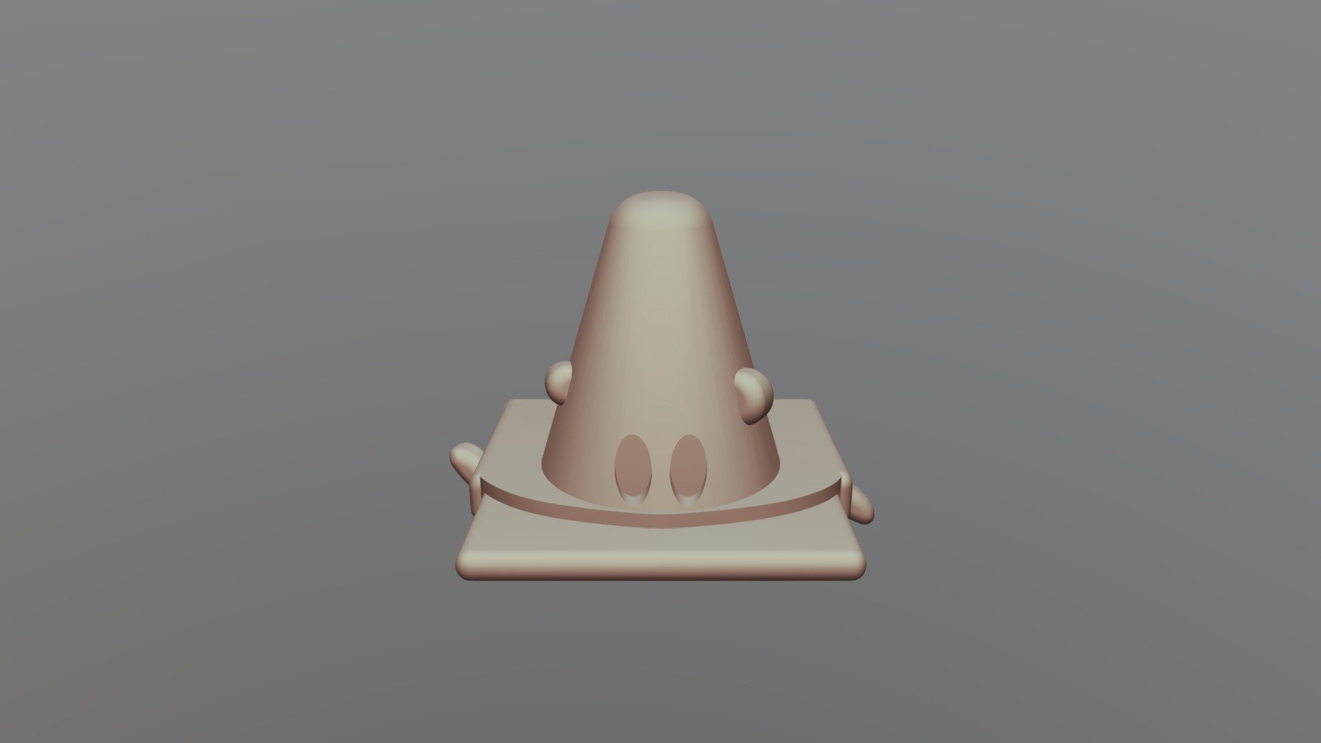 Traffic Cone Kirby Download Free 3D model by Littlesharkey1232