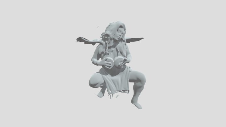 Eye-Winged Muse 3D Model