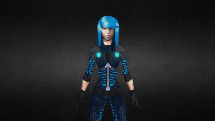 Quake Nyx (Low-Poly) 3D Model