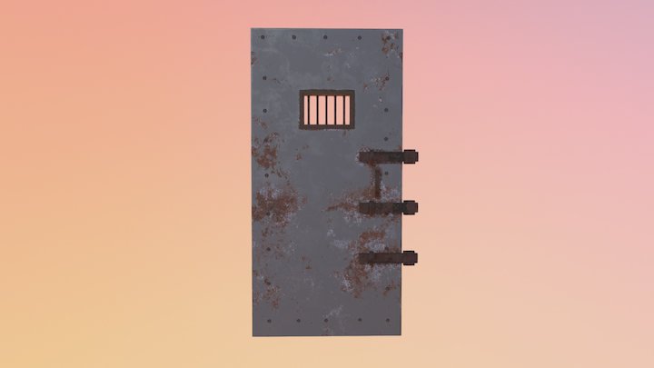 Prison cell Door 3D Model