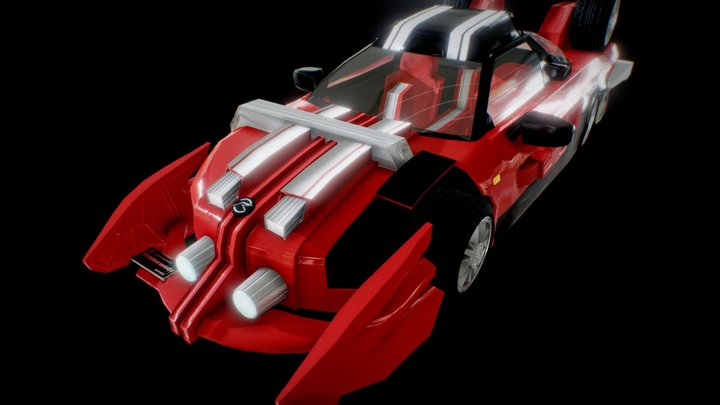 Kamen Rider drive - Tridoron Speed 3D Model