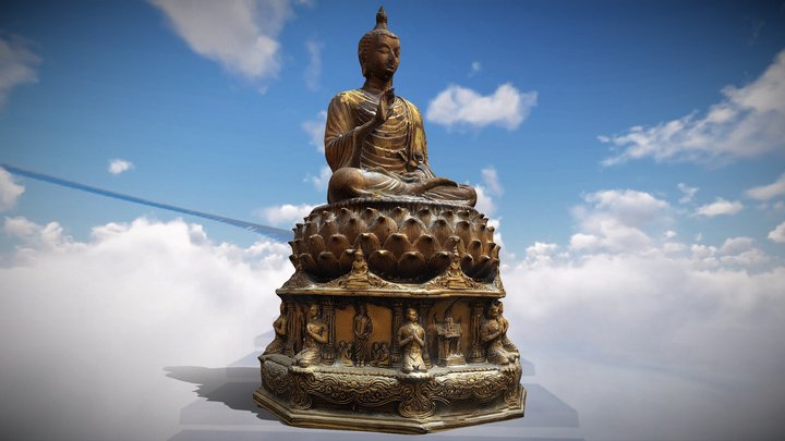 40-ST-Buddha 5 (High Res) 3D Model