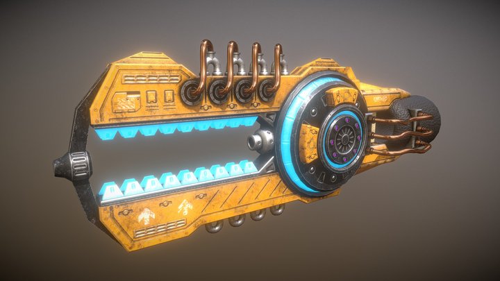Graviton Gun 3D Model