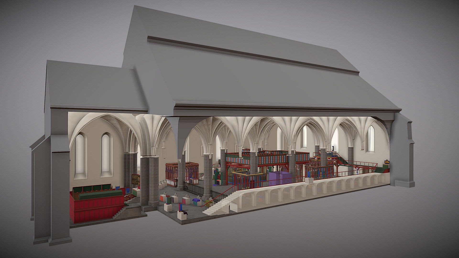 Vadstena Klosterkyrka 3D 2022 — Sketchfab embed 3D viewer