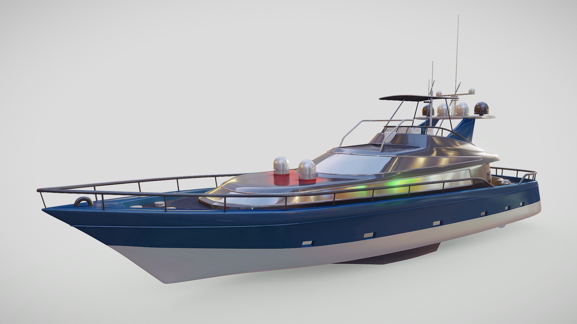 3D model 3D Boat 08 - This is a 3D model of the 3D Boat 08. The 3D model is about a boat on the water.